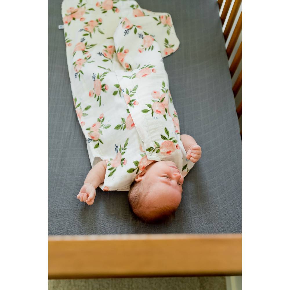 1.0 Muslin Sleeping Bag - Watercolour Roses