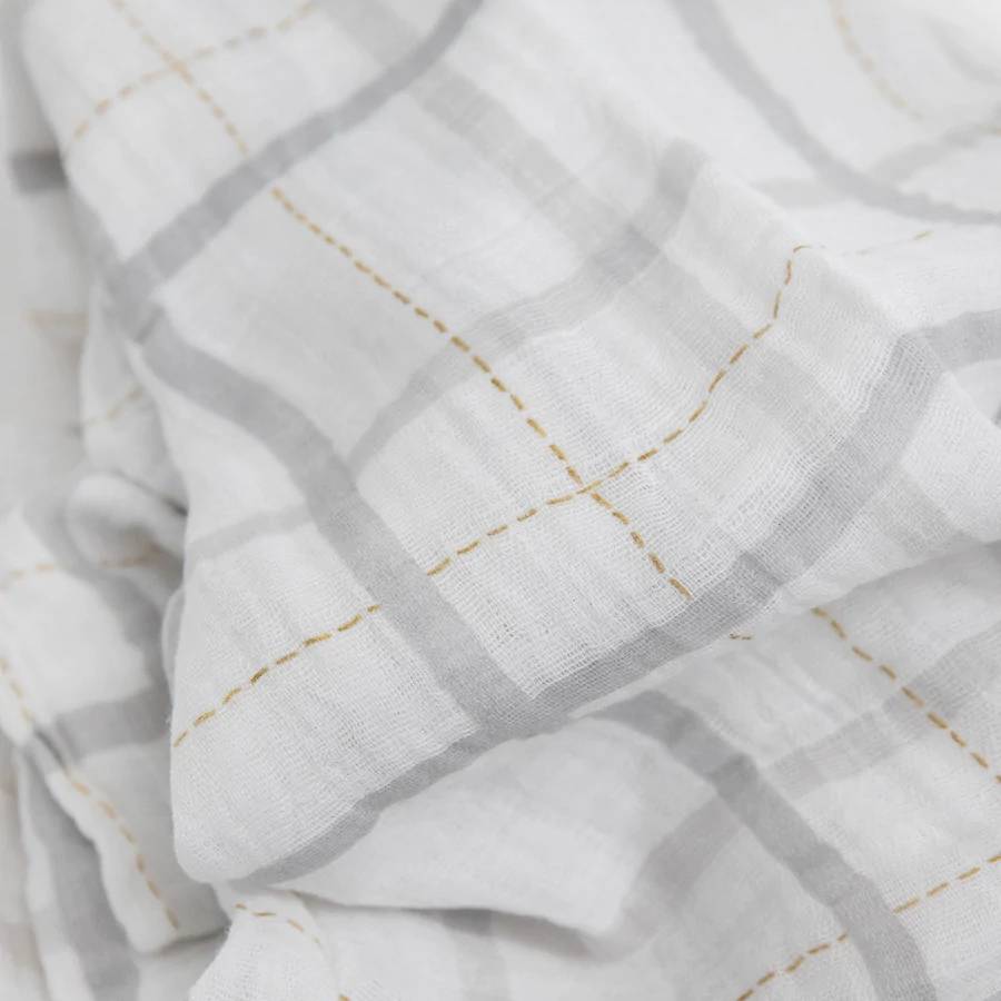 Muslin Swaddle Gift Set  - Garden Bees