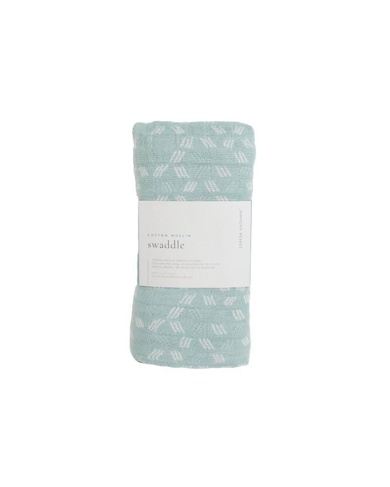 Muslin Swaddle Wrap - Misty Field
