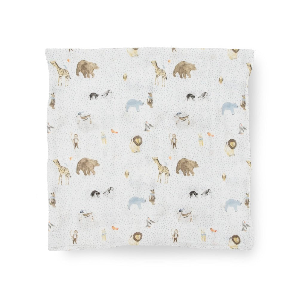 Muslin Swaddle Wrap - Party Animals
