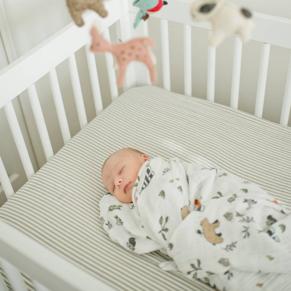 Muslin Swaddle Wrap - Forest Friends
