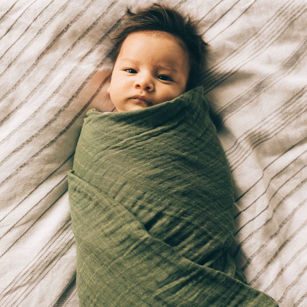 Muslin Swaddle Wrap - Fern