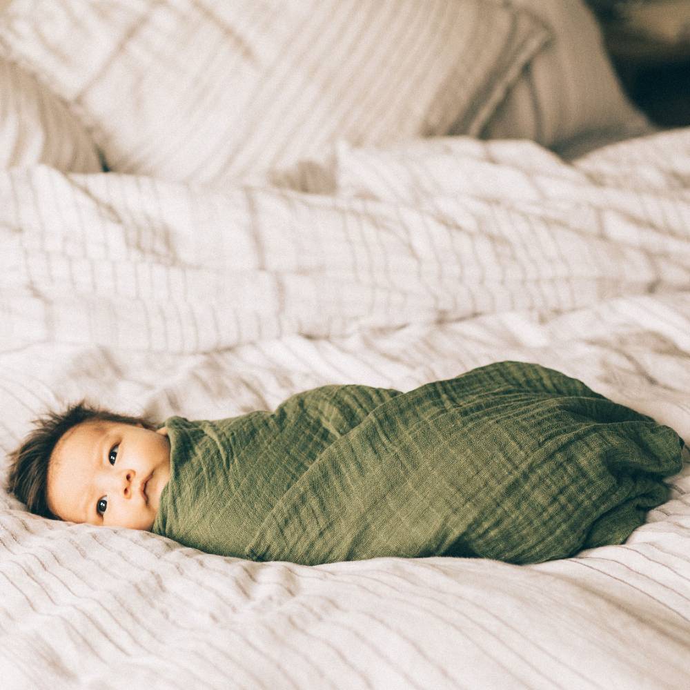 Muslin Swaddle Wrap - Fern