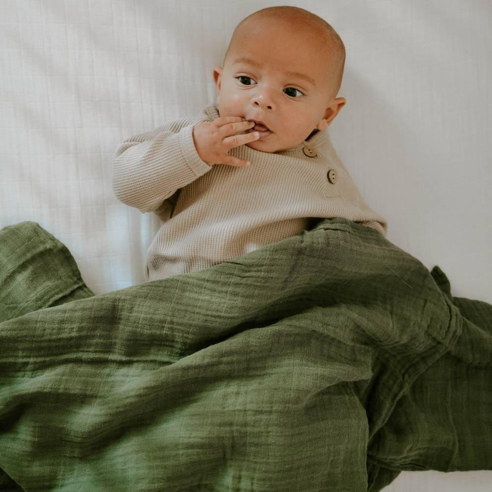 Muslin Swaddle Wrap - Fern
