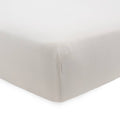 Beige little unicorn stretch fitted sheet on a white background