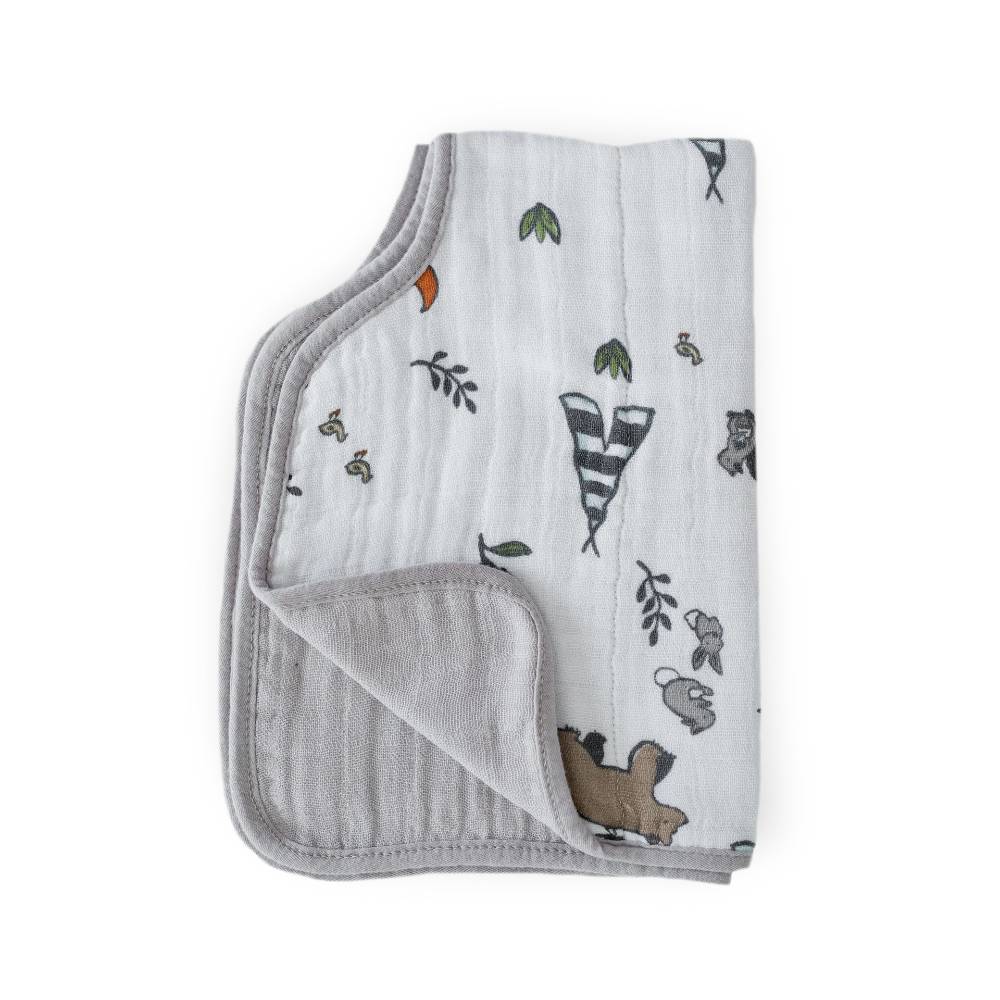 Muslin Burp Cloth - Forest Friends