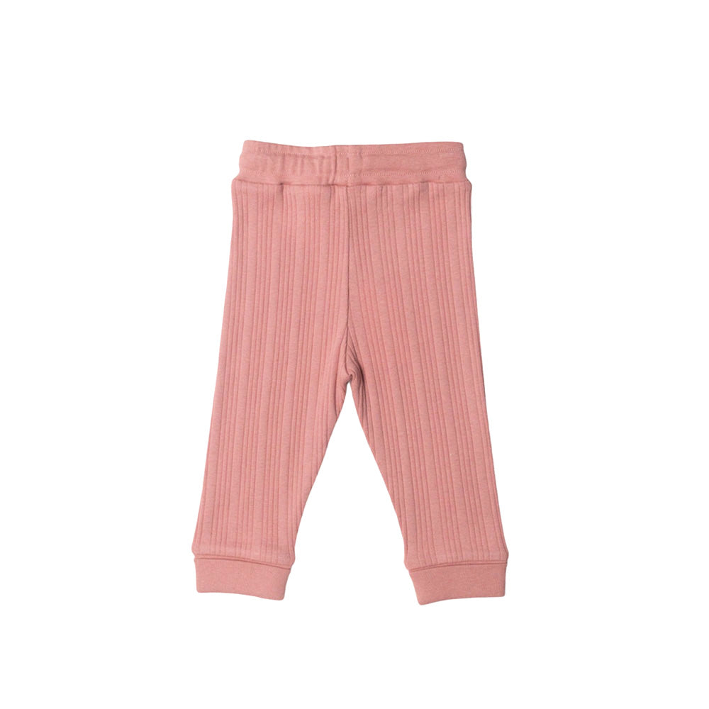Merino Cotton Relaxed Pants - Dusk Marl