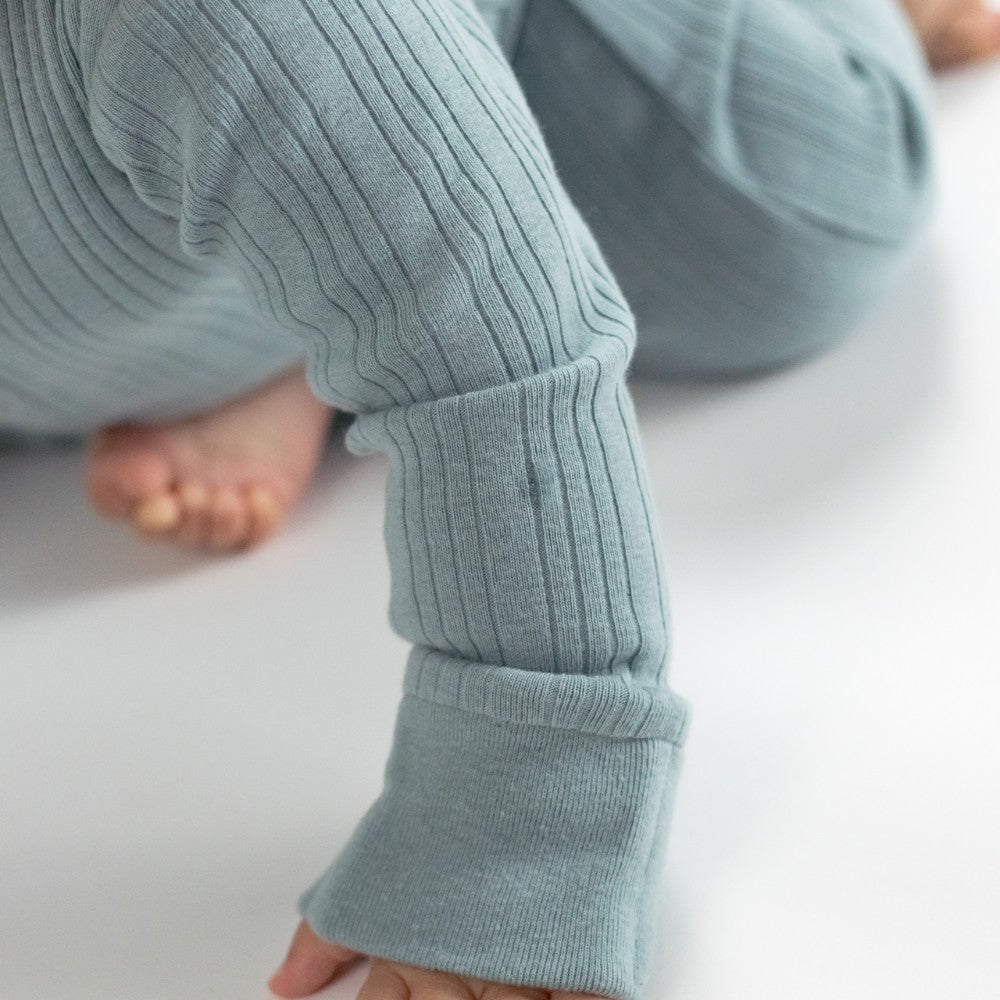 Merino Cotton Henley Suit - Tide Marl