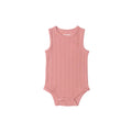 dusk pink woolbabe singletsuit on a white background