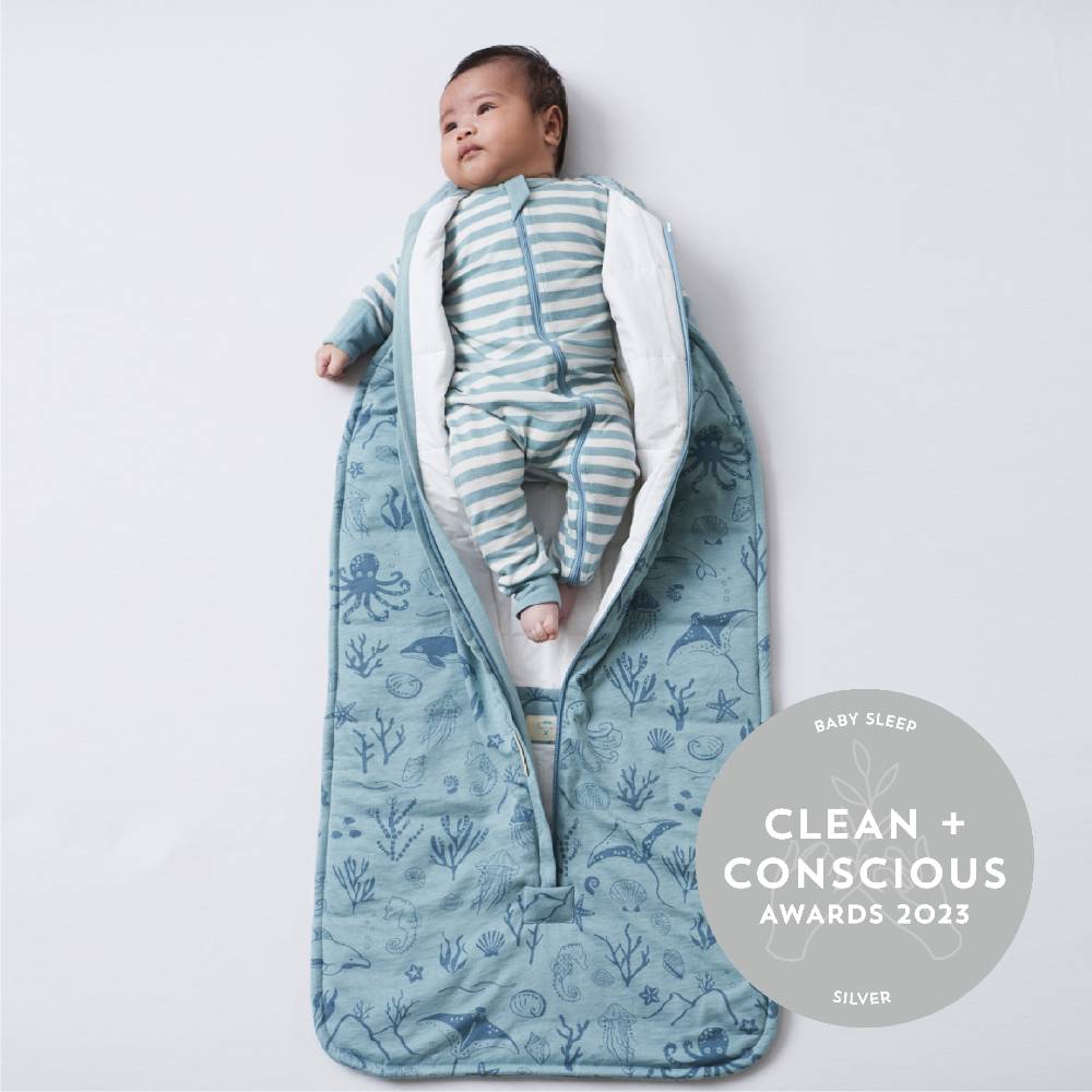 Duvet Front Zip Sleeping Bag - Tide