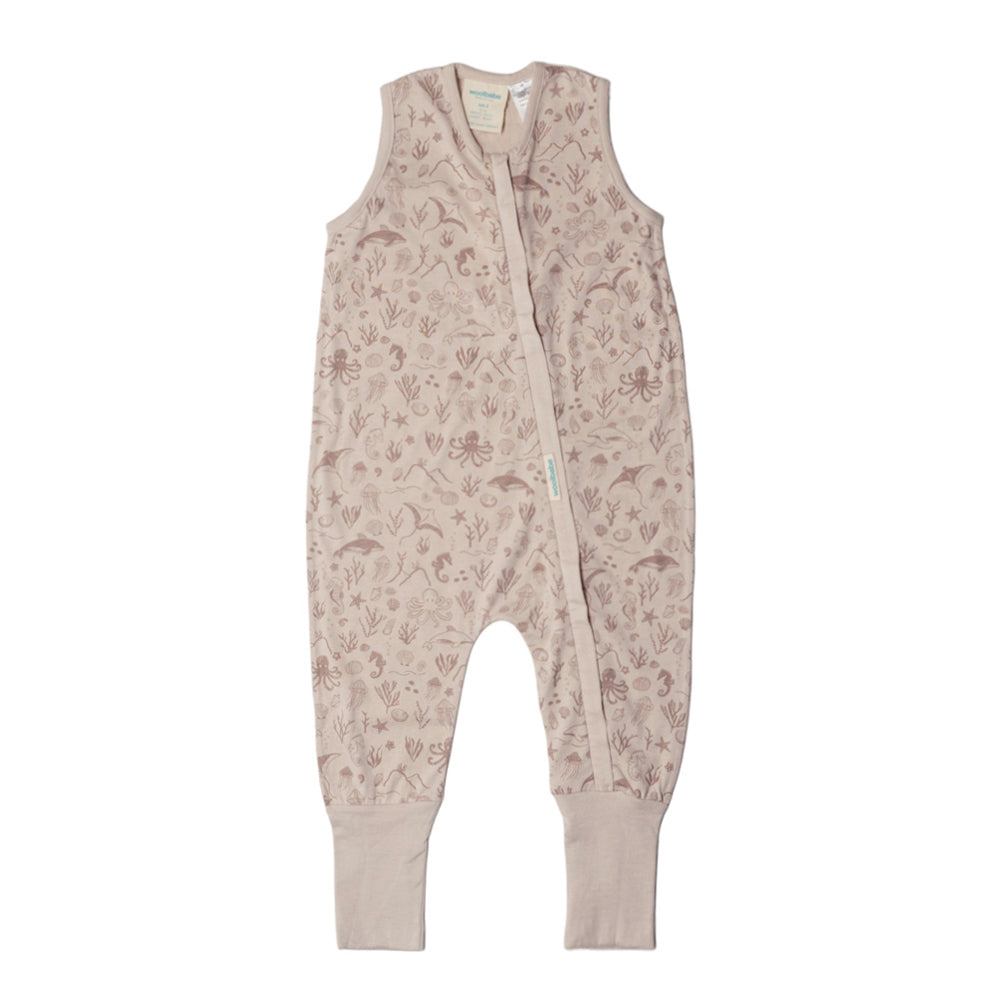 Summer Sleeping Suit - Dune Seascape