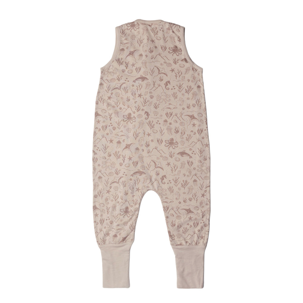 Summer Sleeping Suit - Dune Seascape