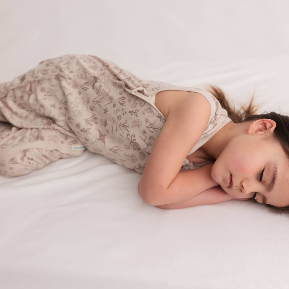 Summer Sleeping Suit - Dune Seascape