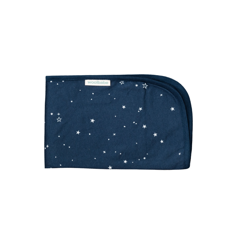 Merino Cotton Swaddle Blanket - Tekapo Stars