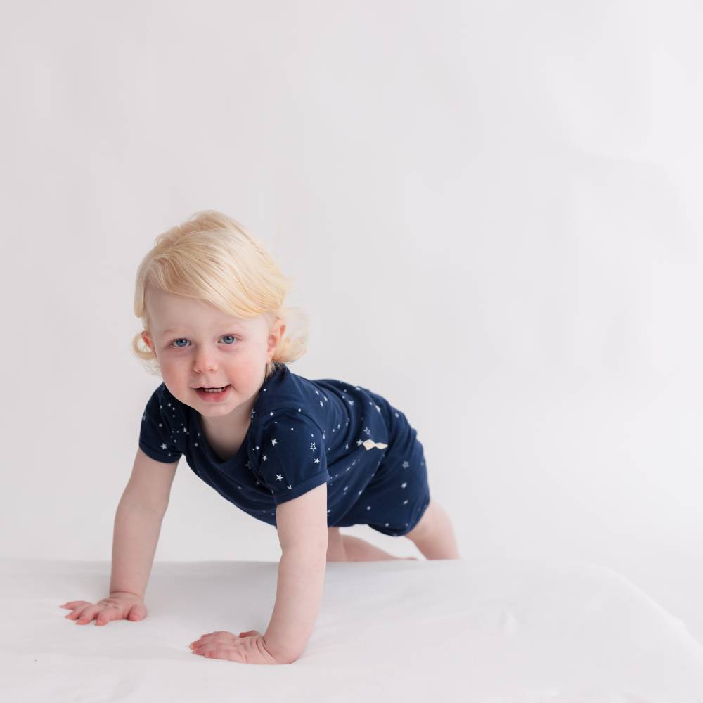 Merino Cotton Summer Pyjamas - Tekapo Stars