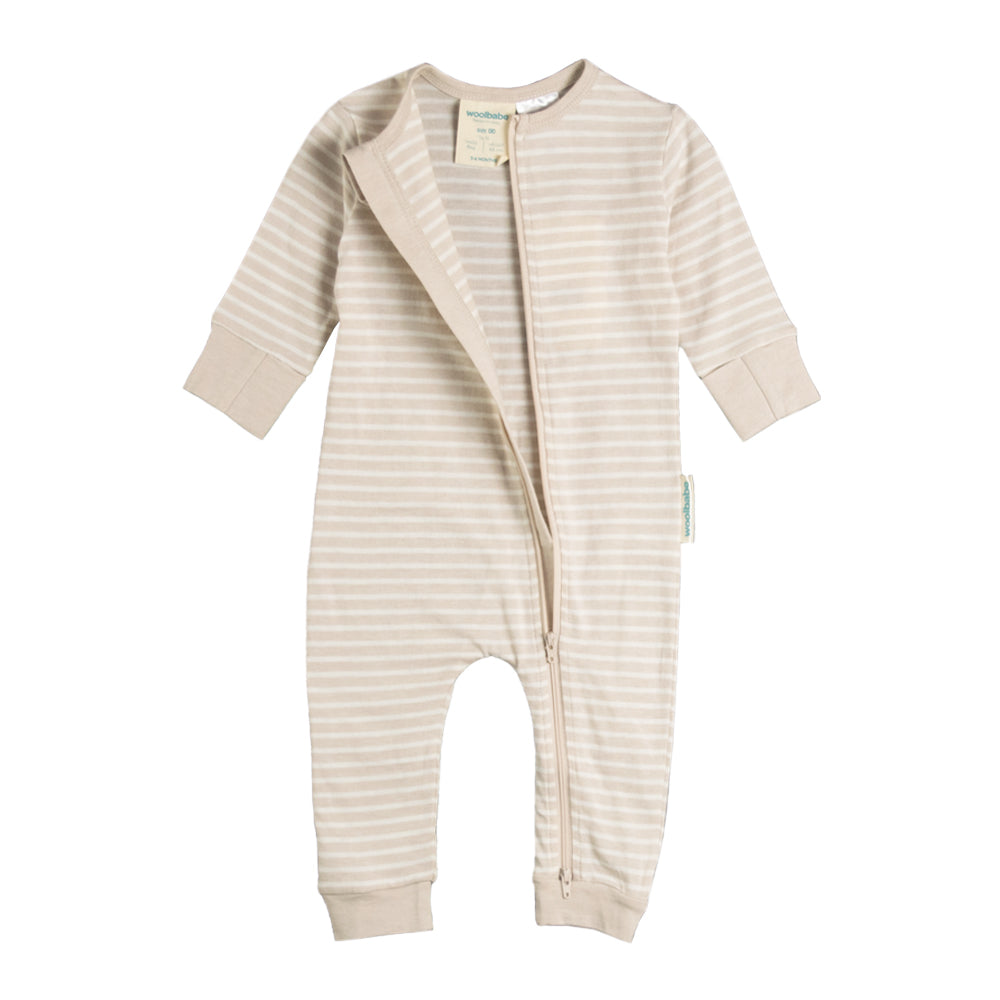 Merino Cotton PJ Suit - Dune