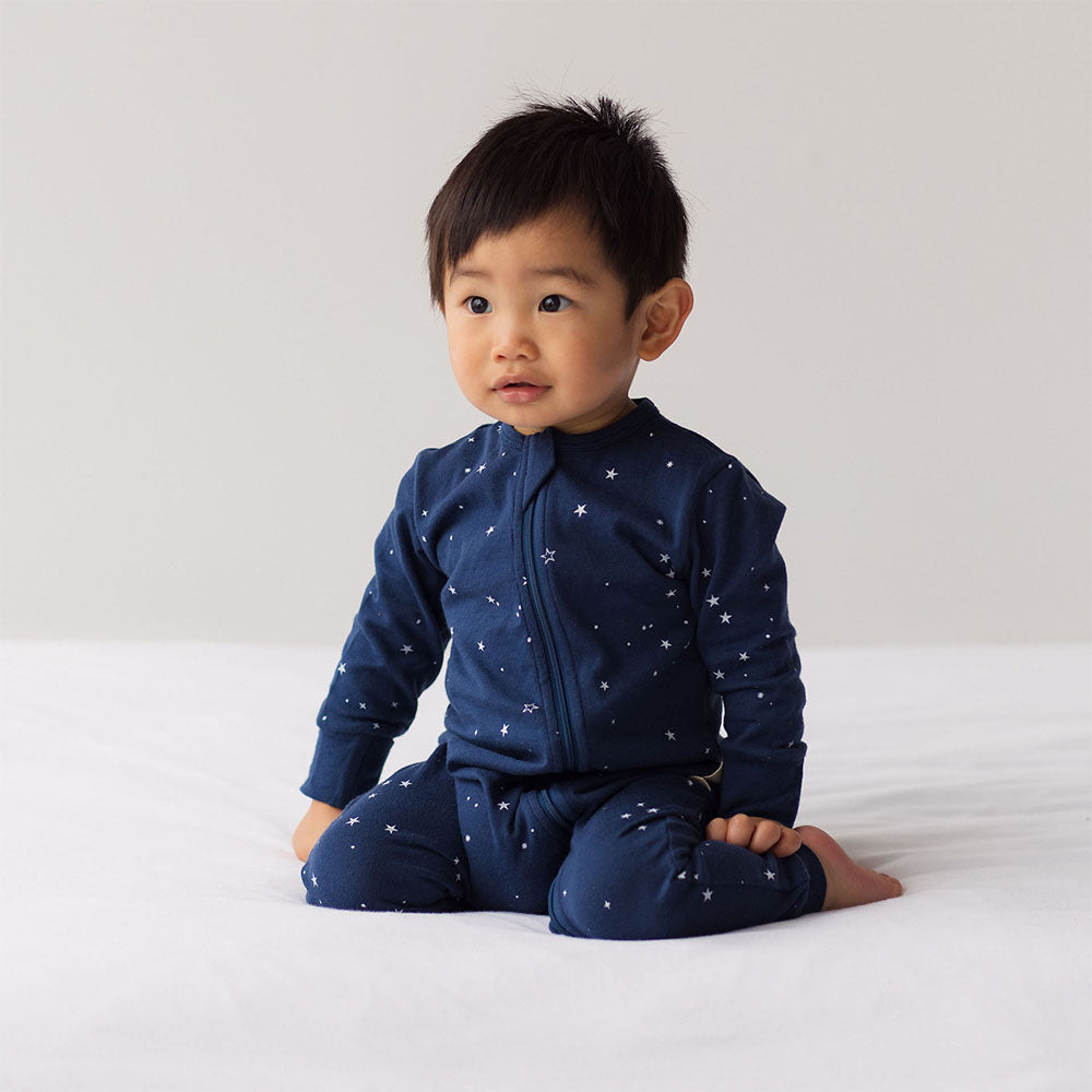 Merino Cotton PJ Suit - Tekapo Stars