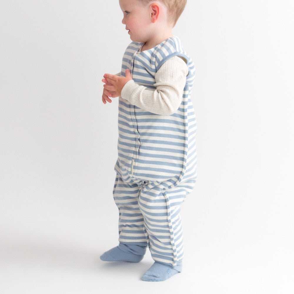 Merino Cotton Sleepy Socks - Glacier