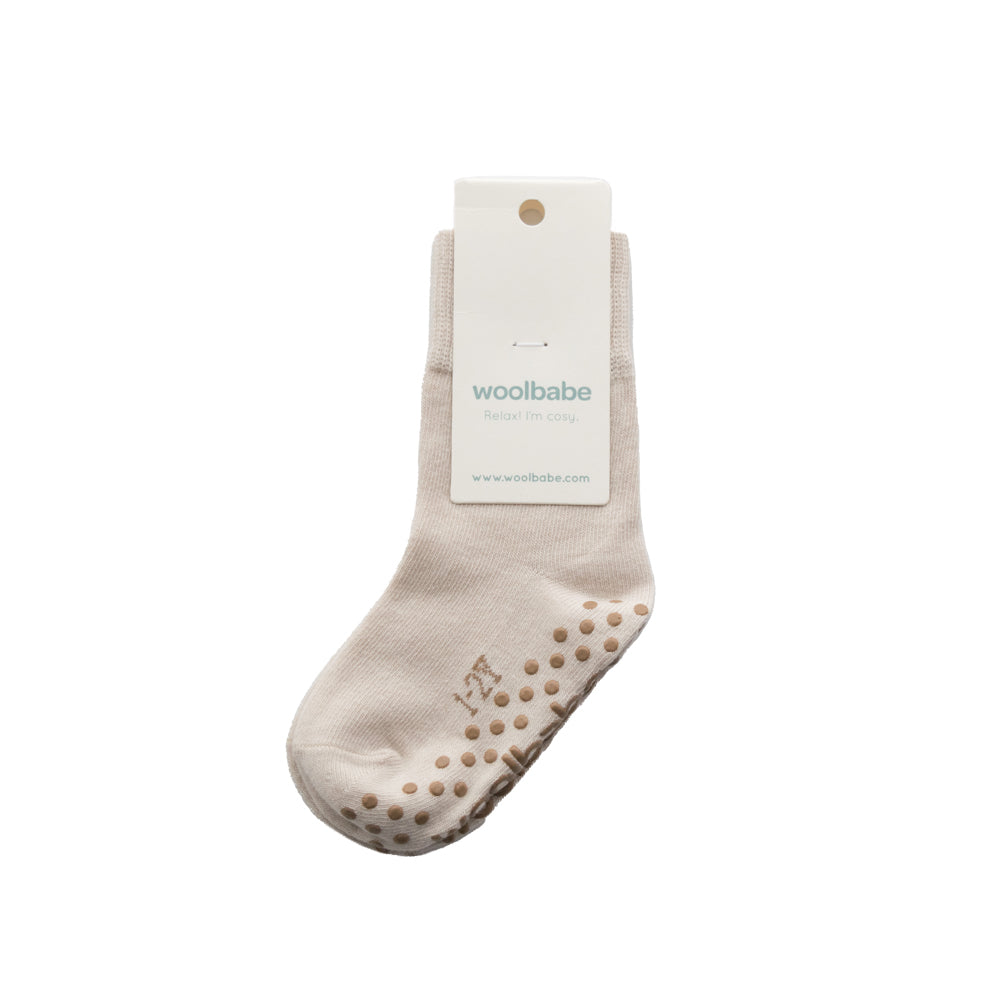 Merino Cotton Sleepy Socks - Dune