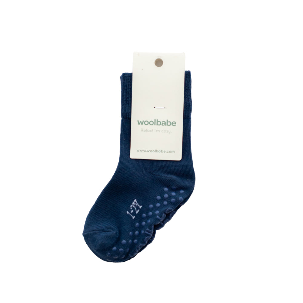 Merino Cotton Sleepy Socks - Midnight