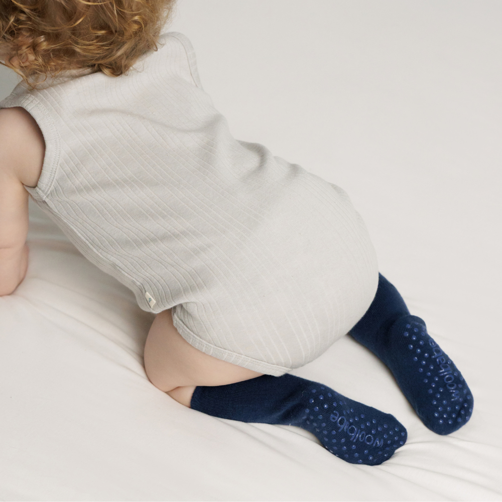Merino Cotton Sleepy Socks - Midnight