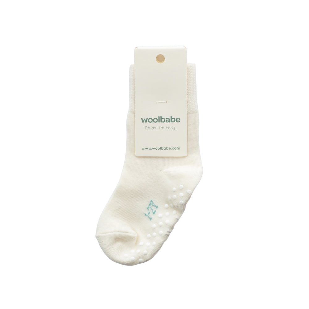 Merino Cotton Sleepy Socks - Natural