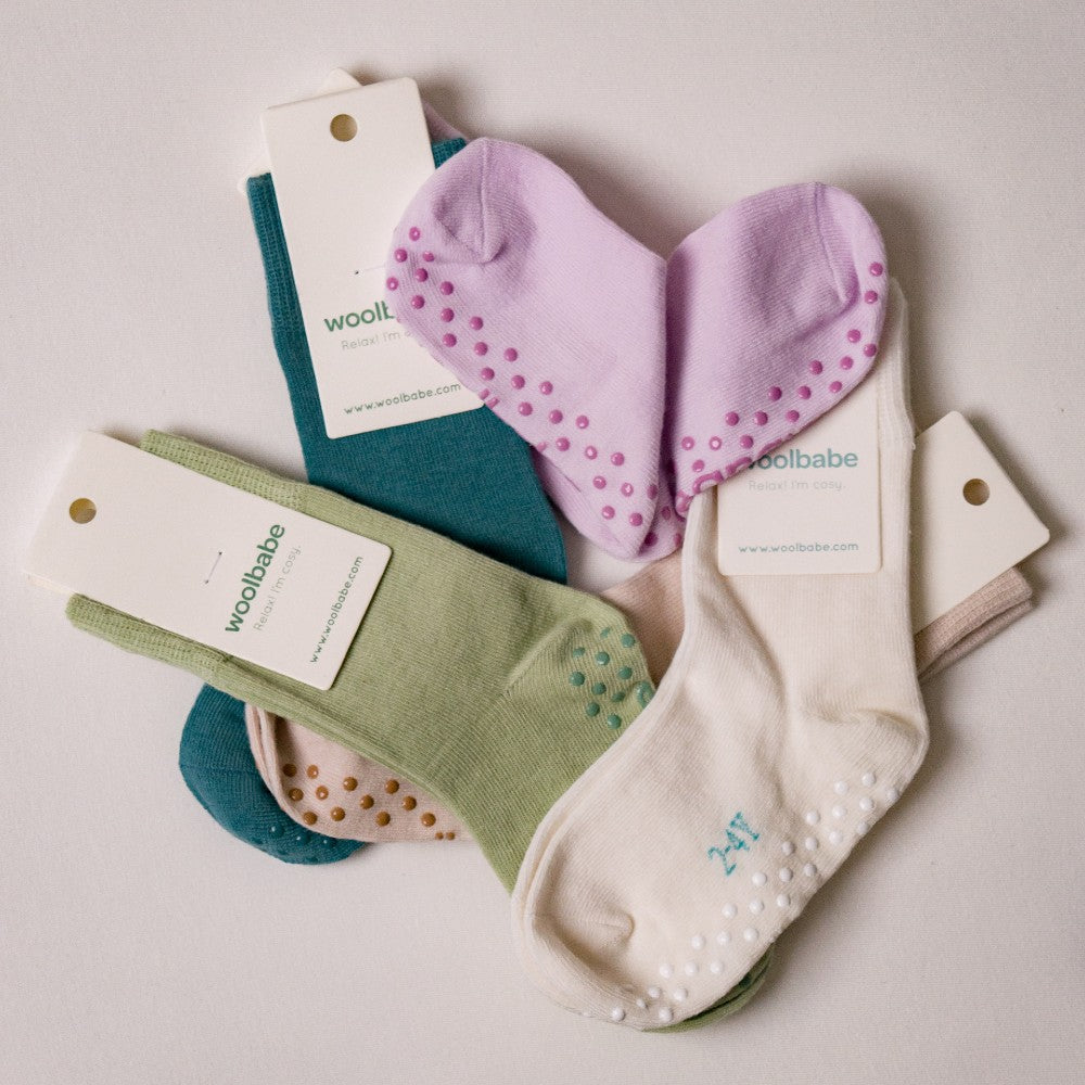 Merino Cotton Sleepy Socks - Dusk