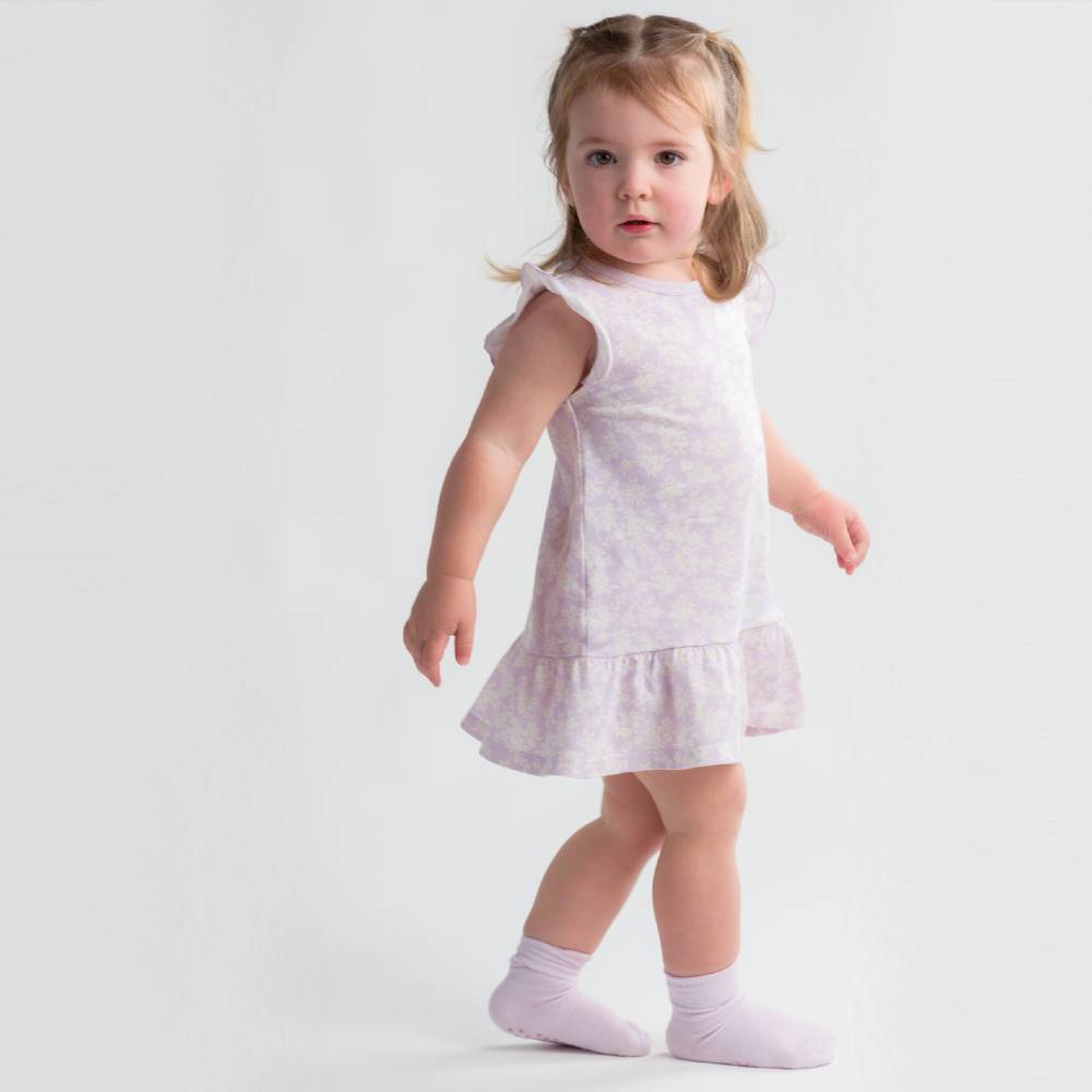 Merino Cotton Summer Nightie - Mauve Manuka