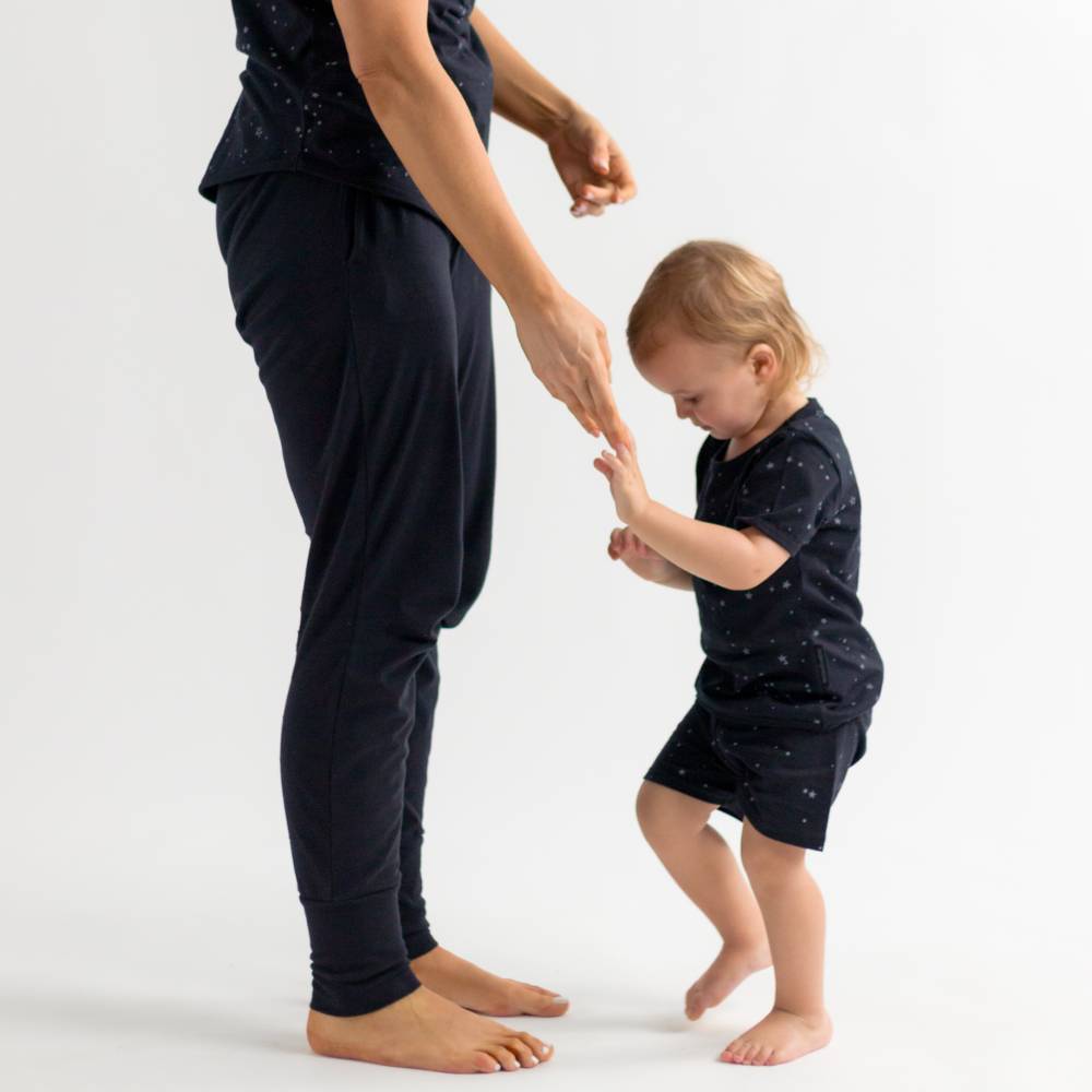 Relax! Merino Cotton Lounge Pants - Solid Night