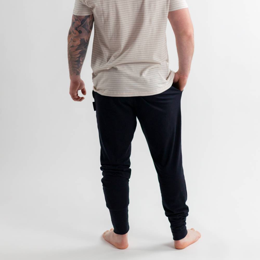 Relax! Merino Cotton Lounge Pants - Solid Night