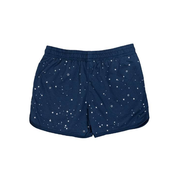 Relax! Merino Cotton Lounge Shorts - Tekapo Stars