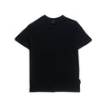 Black merino lounge top t-shirt on a white background