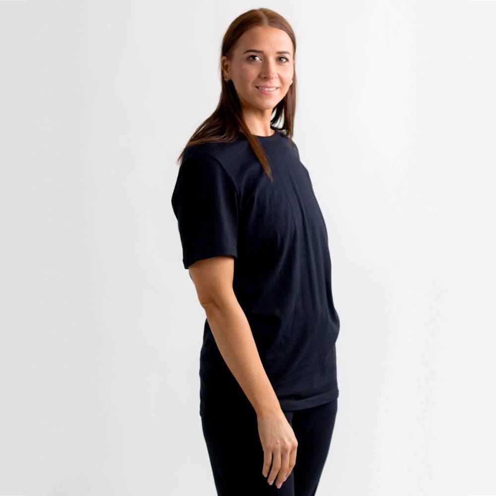 Relax! Merino Cotton Unisex Tee - Solid Night