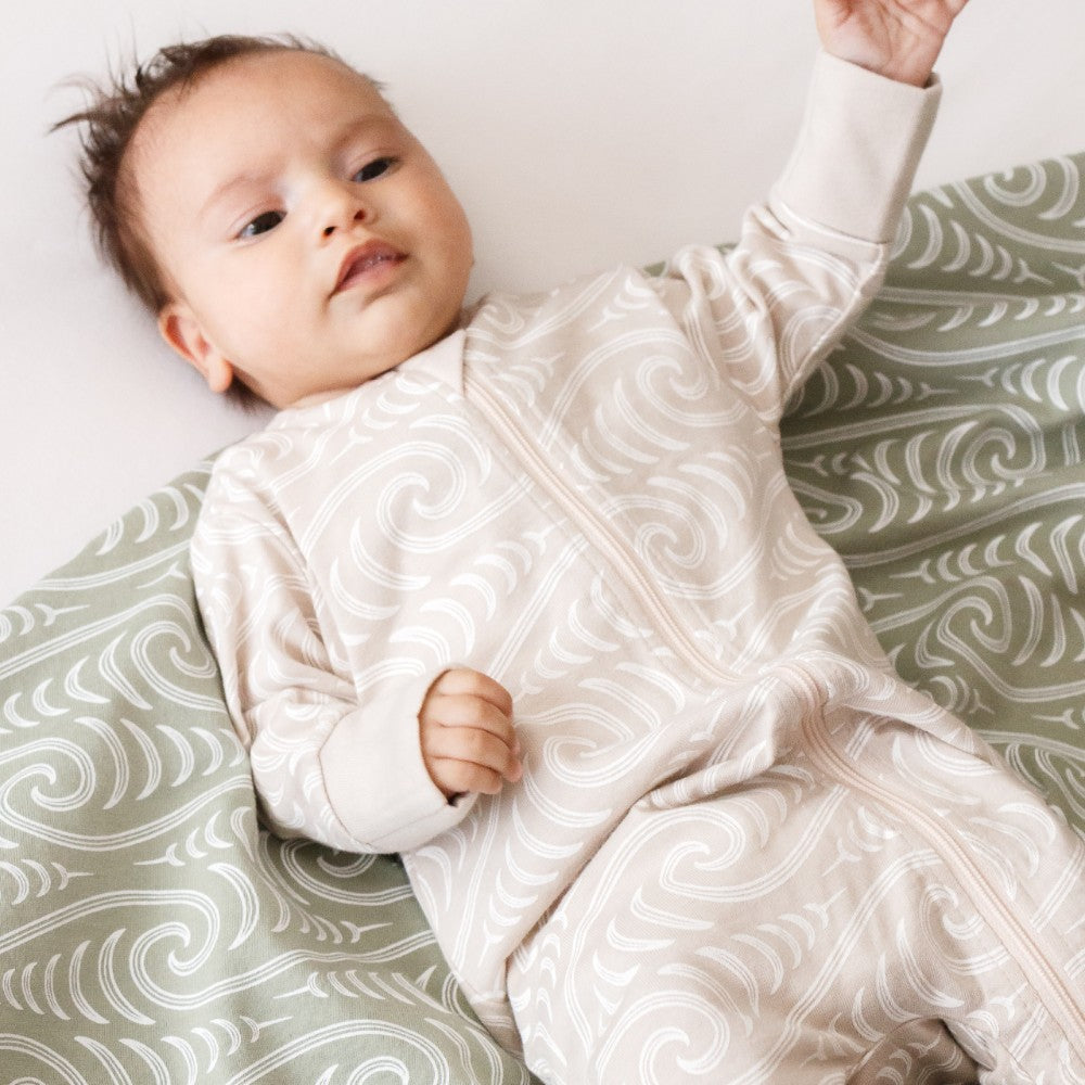 Merino Cotton PJ Suit - BO & KO Flax Ngaru
