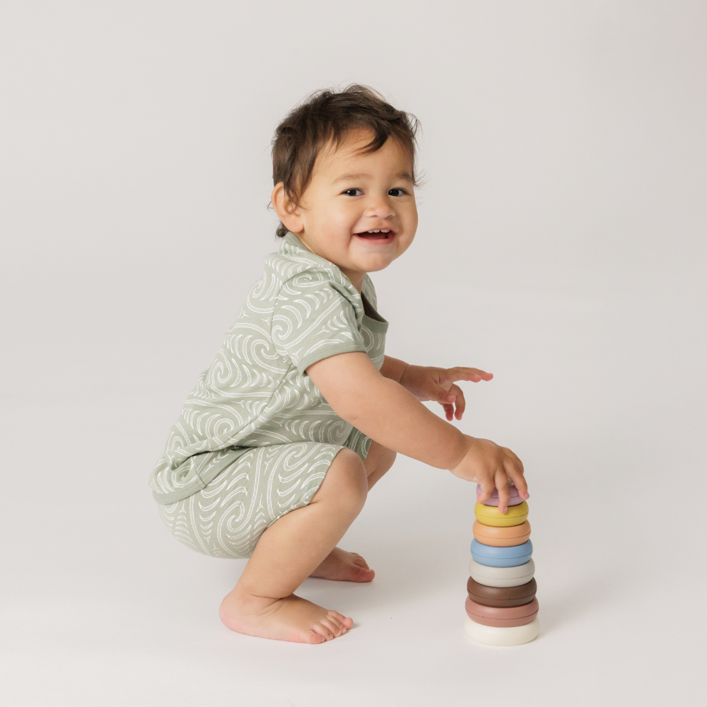 Merino Cotton Summer Pyjamas - BO & KO Flax Ngaru
