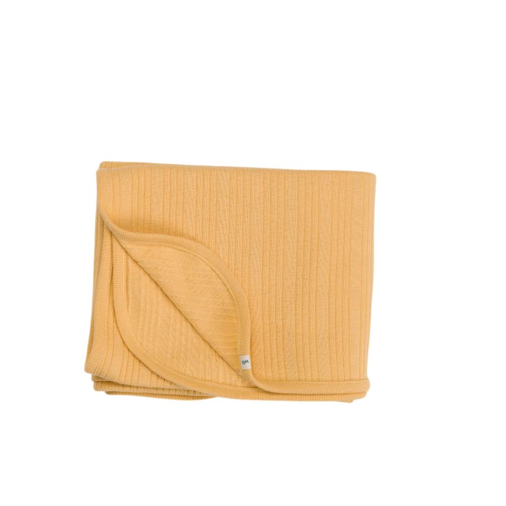 Merino Cotton Swaddle Blanket - Buttercup Marl