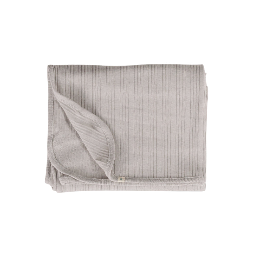 Merino Cotton Swaddle Blanket - Pebble Marl