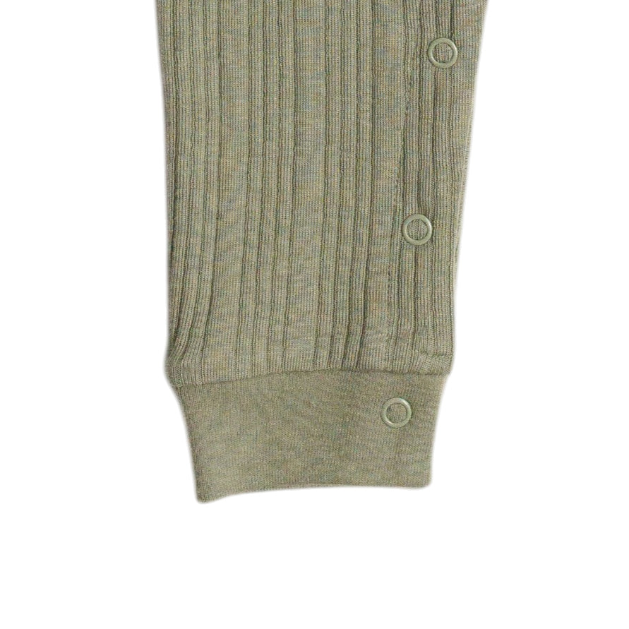 Merino Cotton Henley Suit - Flax Marl