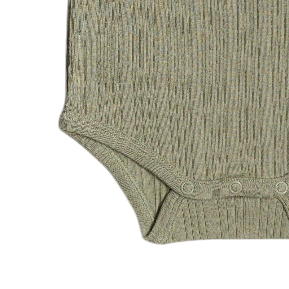 Merino Cotton Singletsuit - Flax Marl