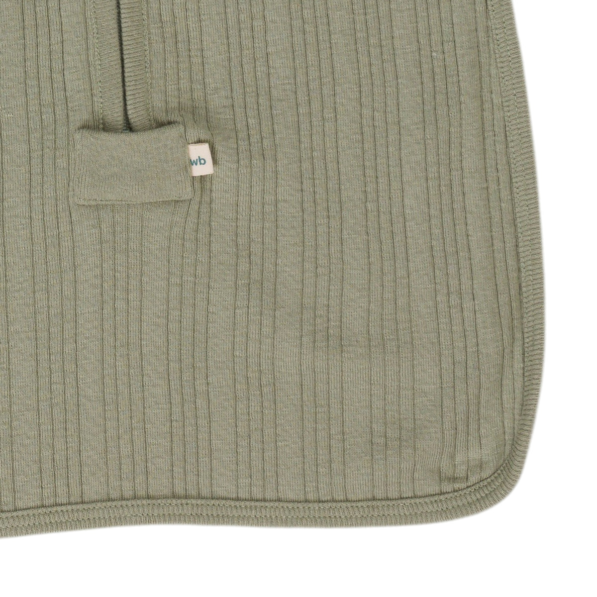 Merino Cotton Zip Swaddle - Flax Marl