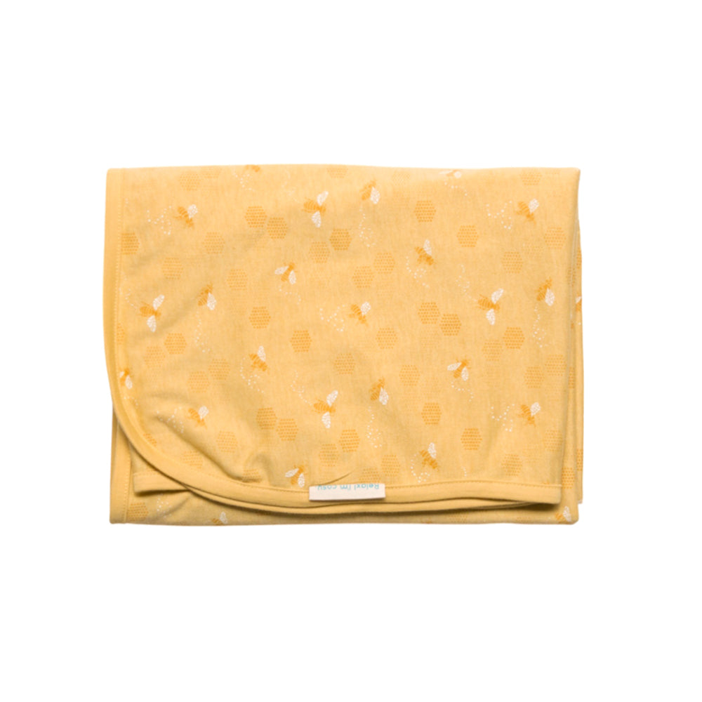 Merino Cotton Swaddle Blanket - Buttercup Bees
