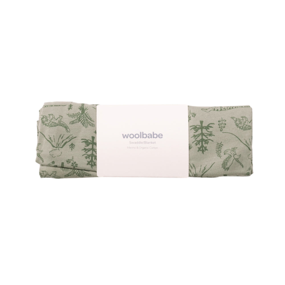 Merino Cotton Swaddle Blanket - Flax Zealandia