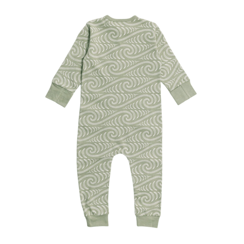Merino Cotton PJ Suit - BO & KO Flax Ngaru