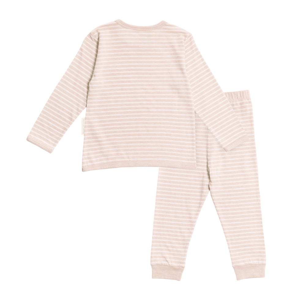 Merino Cotton Winter Pyjamas - Dune