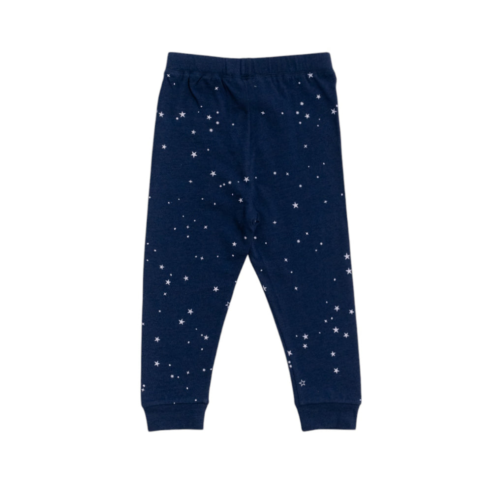 Merino Cotton Winter Pyjama Pants - Tekapo Stars