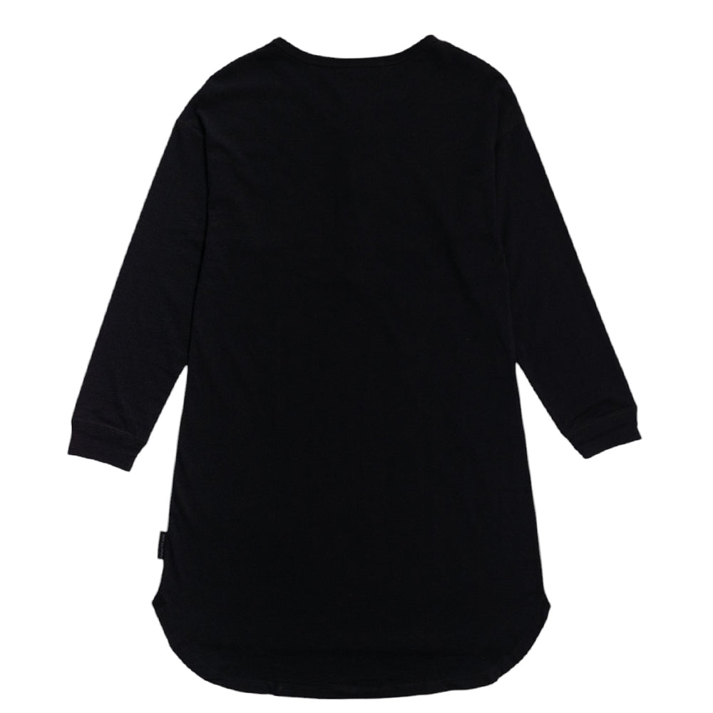 Relax! Henley Long Sleeve Nightie - Solid Night