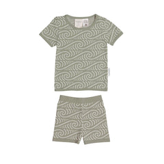 Merino Cotton Summer Pyjamas - BO & KO Flax Ngaru