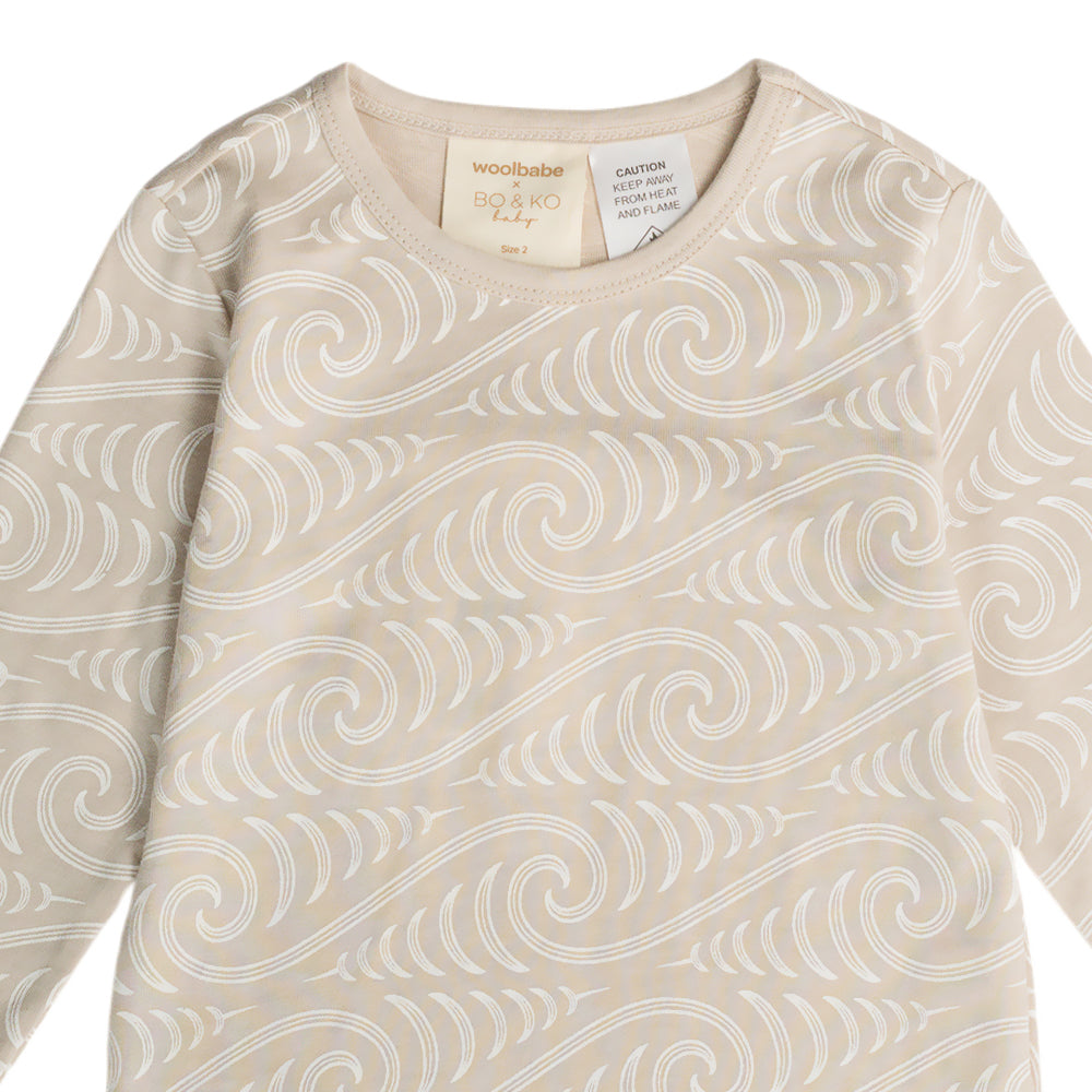 Merino Cotton Winter Pyjamas - BO & KO - Ngaru