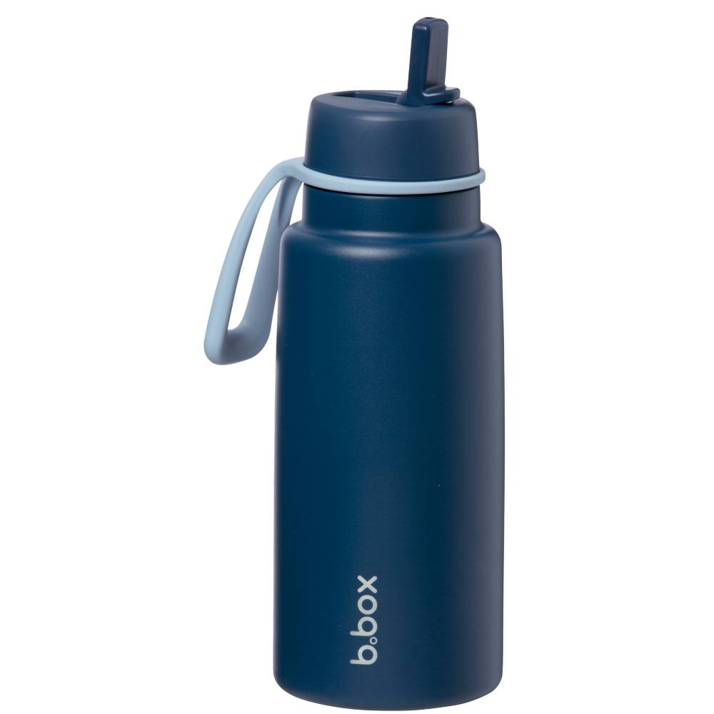 Insulated Flip Top Drink Bottle - Midnight
