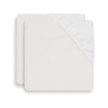 Fitted Cotton Sheet 2pk - White
